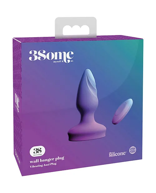 Threesome Wall Banger Plug Purple Pipedream Products Anal