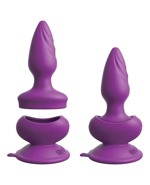 Threesome Wall Banger Plug Purple Pipedream Products Anal