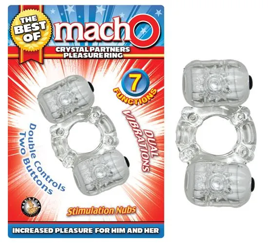 Anal Nasstoys The Best Of Macho Crystal Partners Pleasure Ring Clear