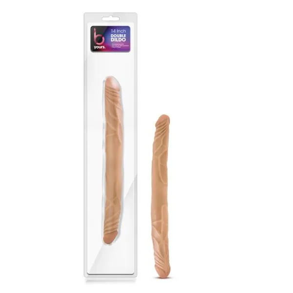 Dildos Blush B Yours 14 Inches Double Dildo Latin Tan Dildos Blush B Yours 14 Inches Double Dildo Latin Tan