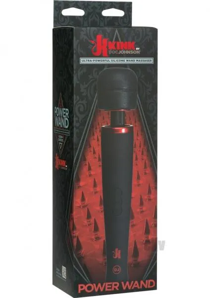 Female Sex Toys Doc Johnson Kink Power Wand With Adapter Black Female Sex Toys Doc Johnson Kink Power Wand With Adapter Black