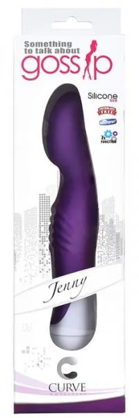Gossip Vibrators Jenny 7 Function Waterproof Silicone Vibe Purple Gossip Vibrators Jenny 7 Function Waterproof Silicone Vibe Purple