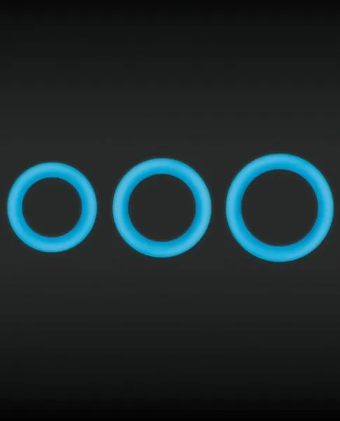 Male Sex Toys NS Novelties Firefly Halo Medium Cock Ring Blue Male Sex Toys NS Novelties Firefly Halo Medium Cock Ring Blue