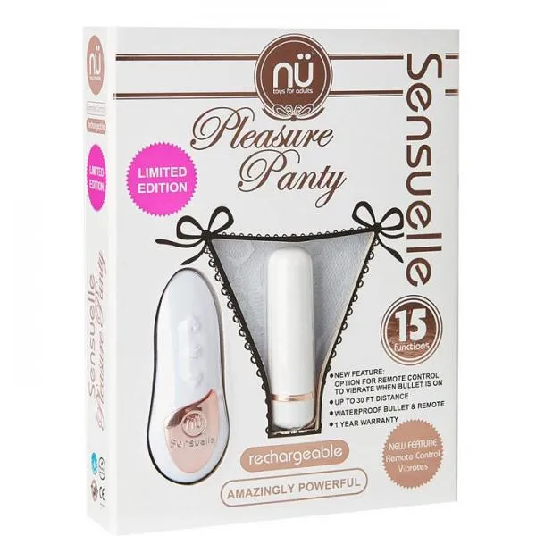 Nu Toys For Adults Female Sex Toys Sensuelle Pleasure Panty White Remote Control Nu Toys For Adults Female Sex Toys Sensuelle Pleasure Panty White Remote Control