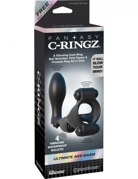 Pipedream Anal Fantasy C Ringz Ultimate Ass Gasm Black Pipedream Anal Fantasy C Ringz Ultimate Ass Gasm Black
