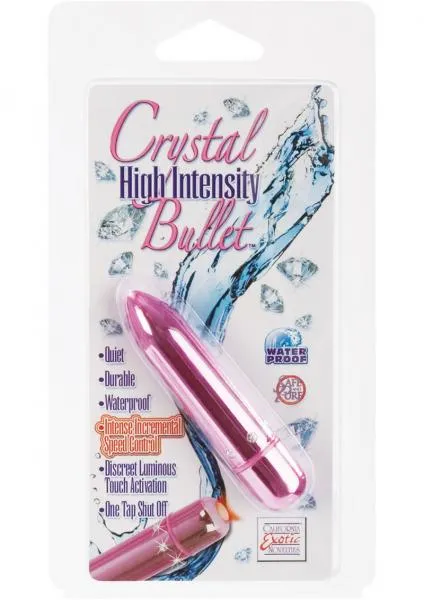 Seductucom Vibrators Crystal High Intensity Bullet Waterproof Pink Seductucom Vibrators Crystal High Intensity Bullet Waterproof Pink