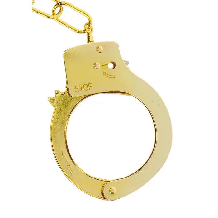 Couples ToyJoy Gold Fun Cuffs solid metal handcuffs