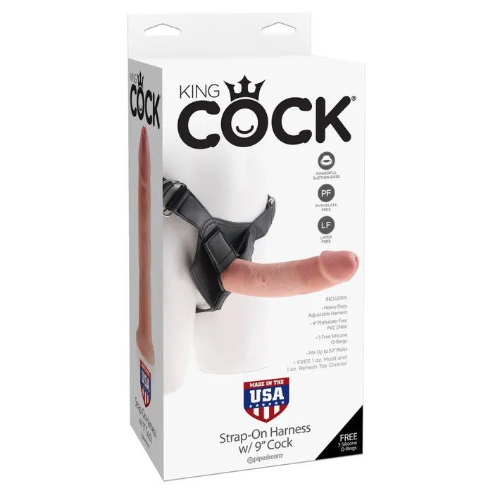 Female Sex Toys Strapon penis belt King 9 Pipedream