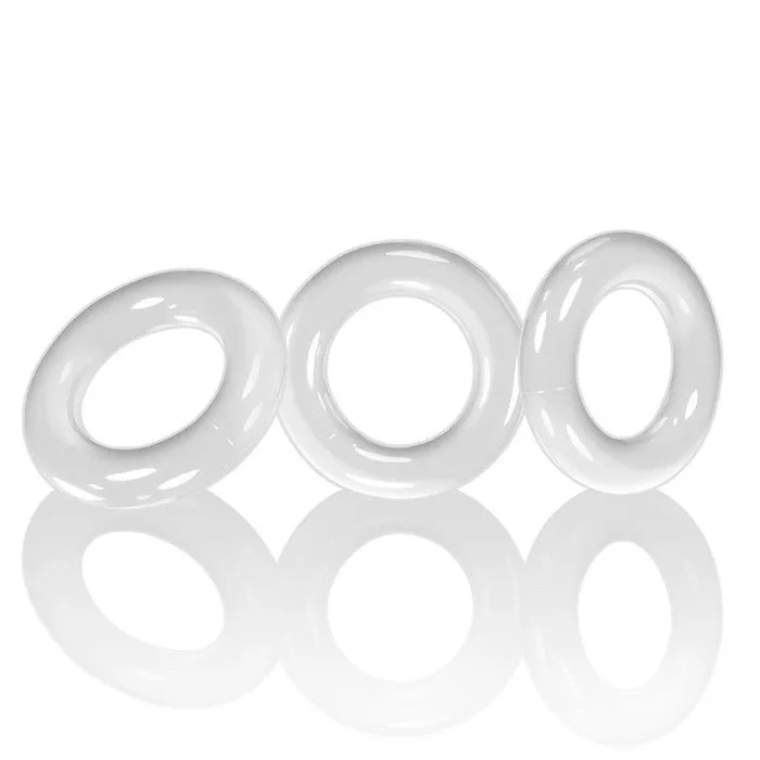 WILLY RINGS 3pack cockrings white Oxballs Enhancers