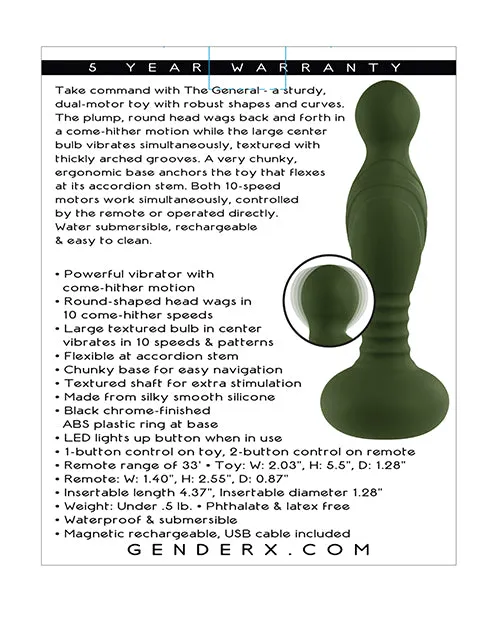 Anal Gender X The General Green Evolved Novelties INC