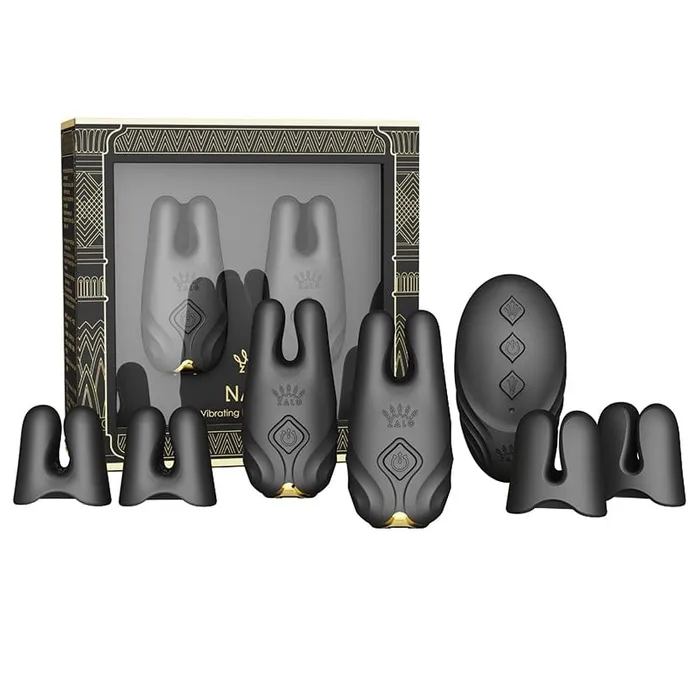 Female Sex Toys Zalo Zalo Nave Remote Vibrating Nipple Clamps
