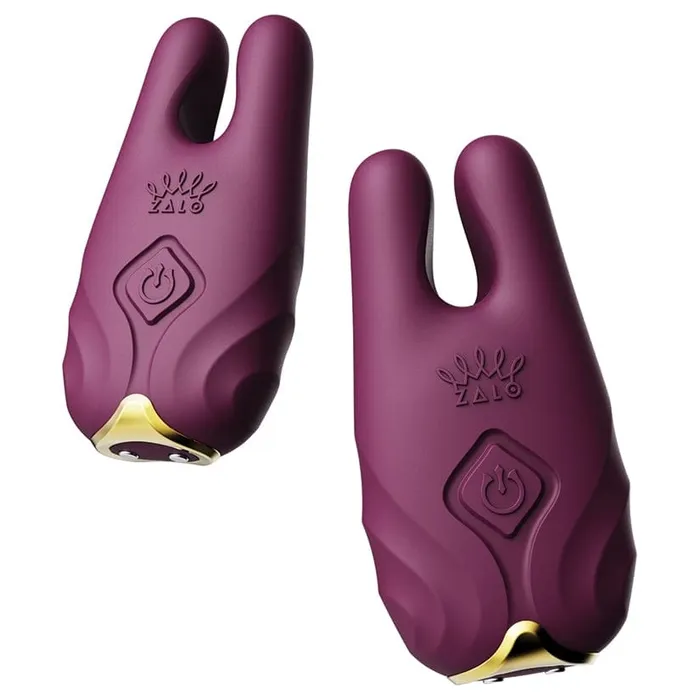 Female Sex Toys Zalo Zalo Nave Remote Vibrating Nipple Clamps