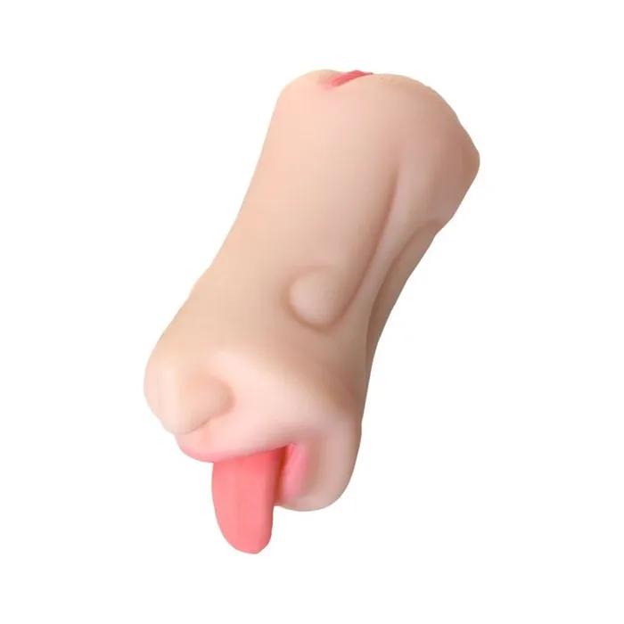 Juicy Juicy Fruity Tongue Masturbator 19cm Flesh Male Sex Toys
