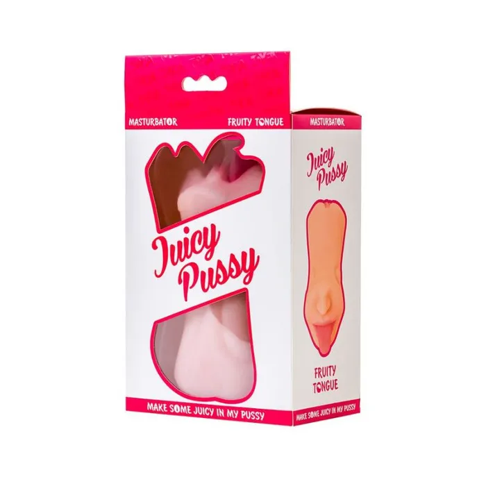 Juicy Juicy Fruity Tongue Masturbator 19cm Flesh Male Sex Toys