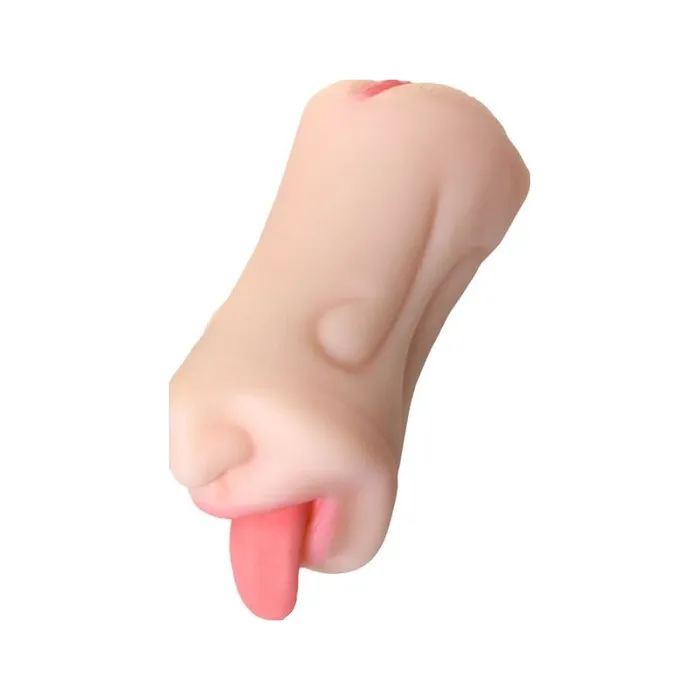 Juicy Juicy Fruity Tongue Masturbator 19cm Flesh Male Sex Toys