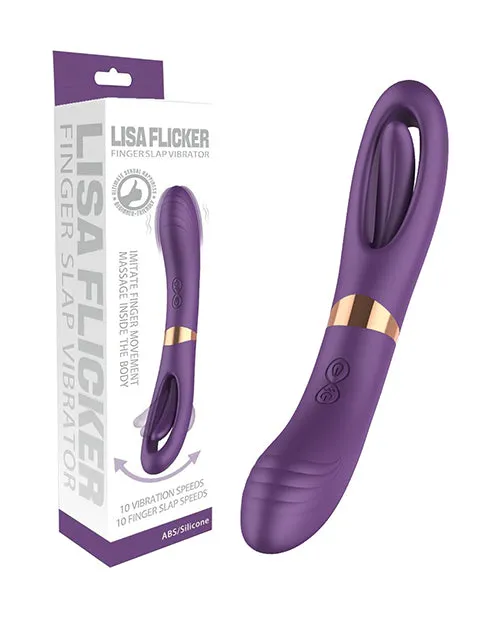 Lisa Flicking Gspot Vibrator Purple Secwell Vibrators