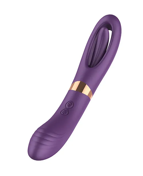 Lisa Flicking Gspot Vibrator Purple Secwell Vibrators