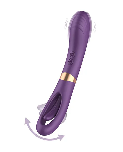 Lisa Flicking Gspot Vibrator Purple Secwell Vibrators