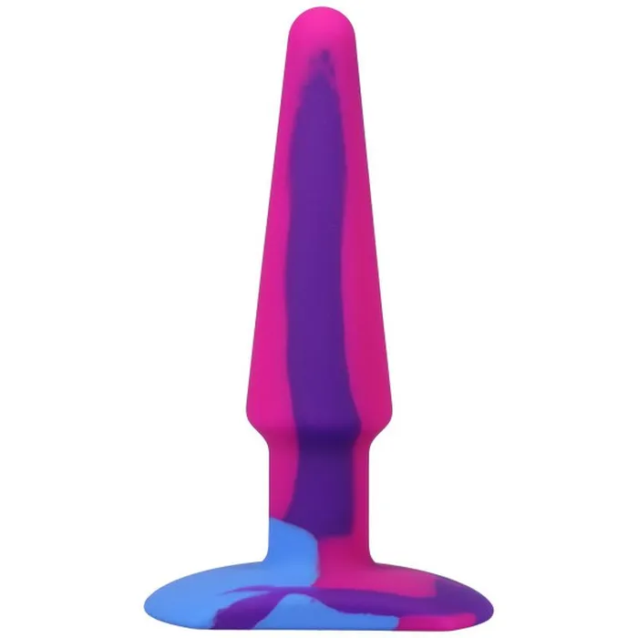 Male Sex Toys APlay Groovy Silicone Anal Plug 513cm Berry APlay