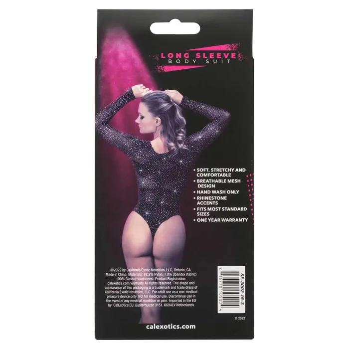 Male Sex Toys CalExotics CalExotics Radiance Long Sleeve Body Suit