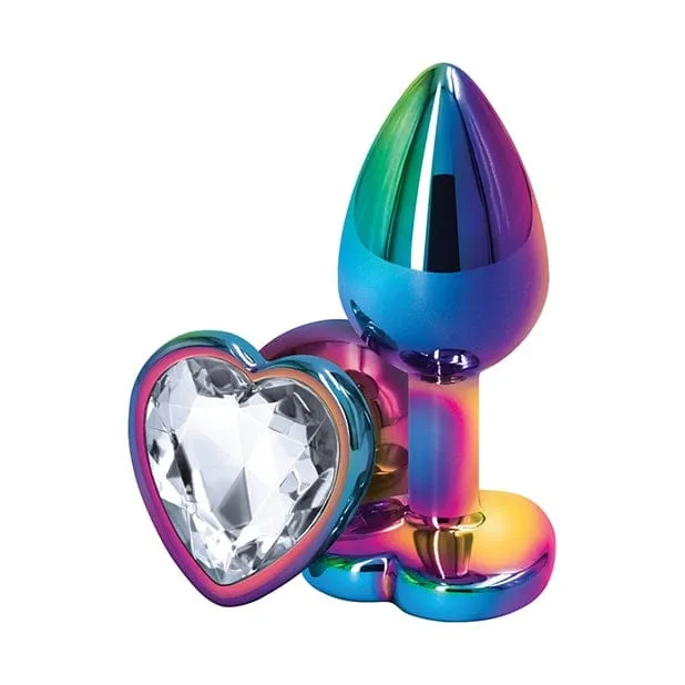 Rear Assets Multicolor Heart Butt Plug NS Novelties Anal Rear Assets Multicolor Heart Butt Plug NS Novelties Anal