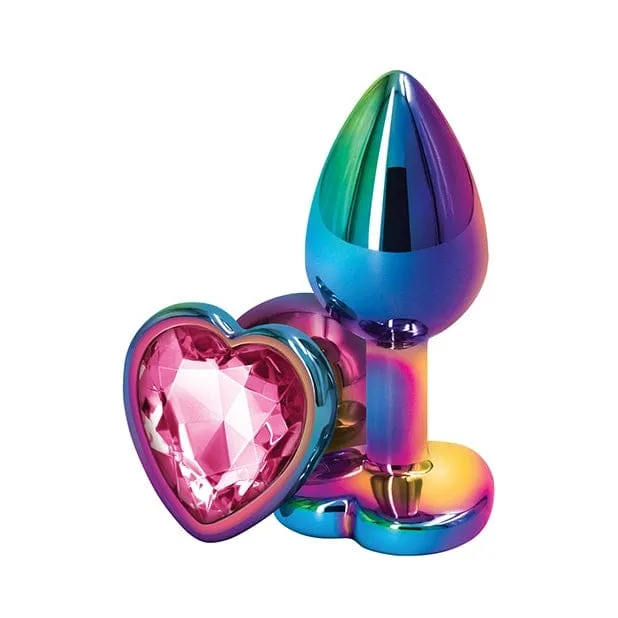 Rear Assets Multicolor Heart Butt Plug NS Novelties Anal Rear Assets Multicolor Heart Butt Plug NS Novelties Anal