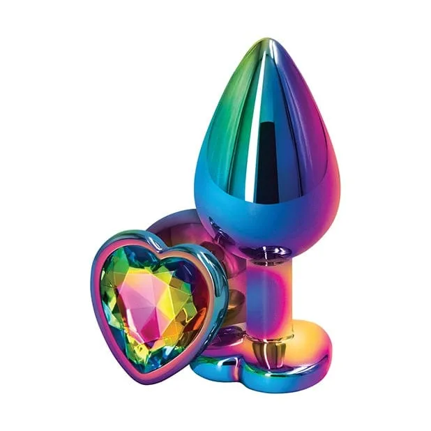 Rear Assets Multicolor Heart Butt Plug NS Novelties Anal Rear Assets Multicolor Heart Butt Plug NS Novelties Anal