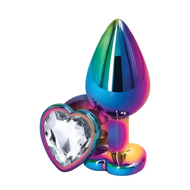 Rear Assets Multicolor Heart Butt Plug NS Novelties Anal Rear Assets Multicolor Heart Butt Plug NS Novelties Anal