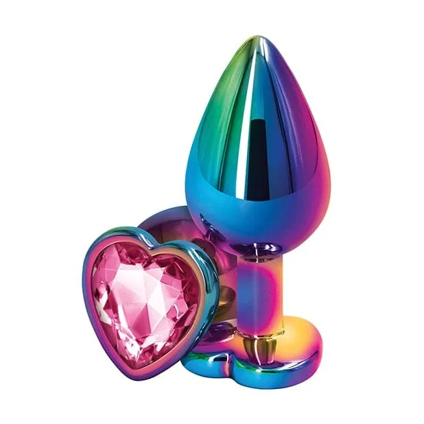 Rear Assets Multicolor Heart Butt Plug NS Novelties Anal Rear Assets Multicolor Heart Butt Plug NS Novelties Anal