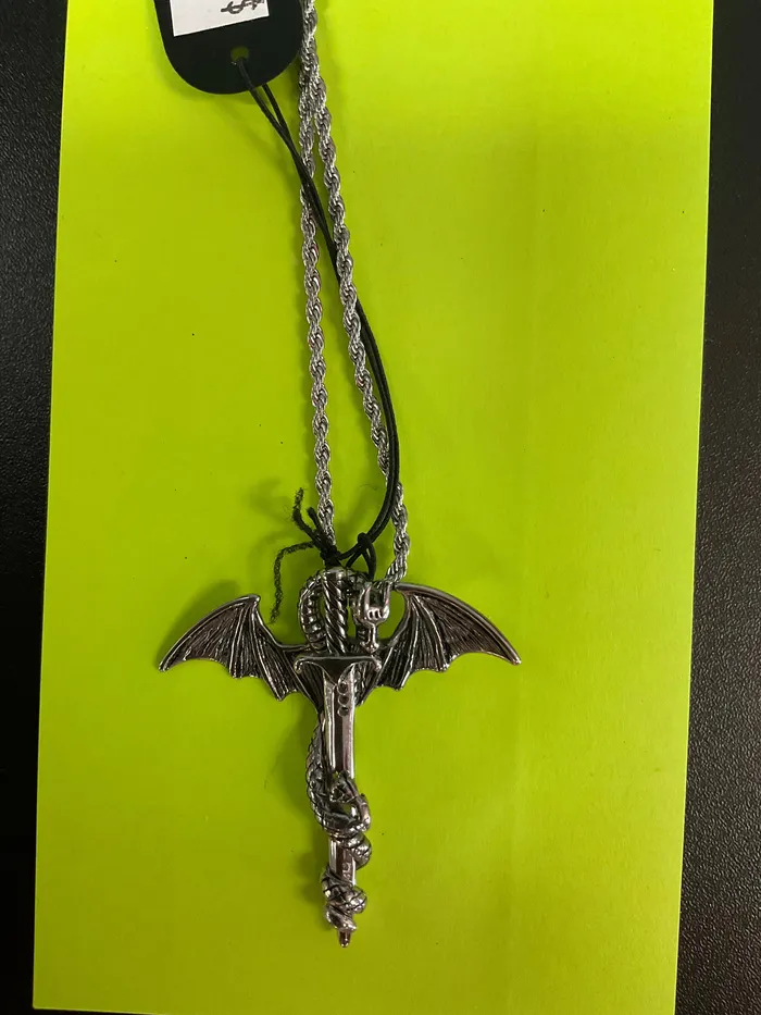 Up4Drea Vibrators dragon and sword necklace