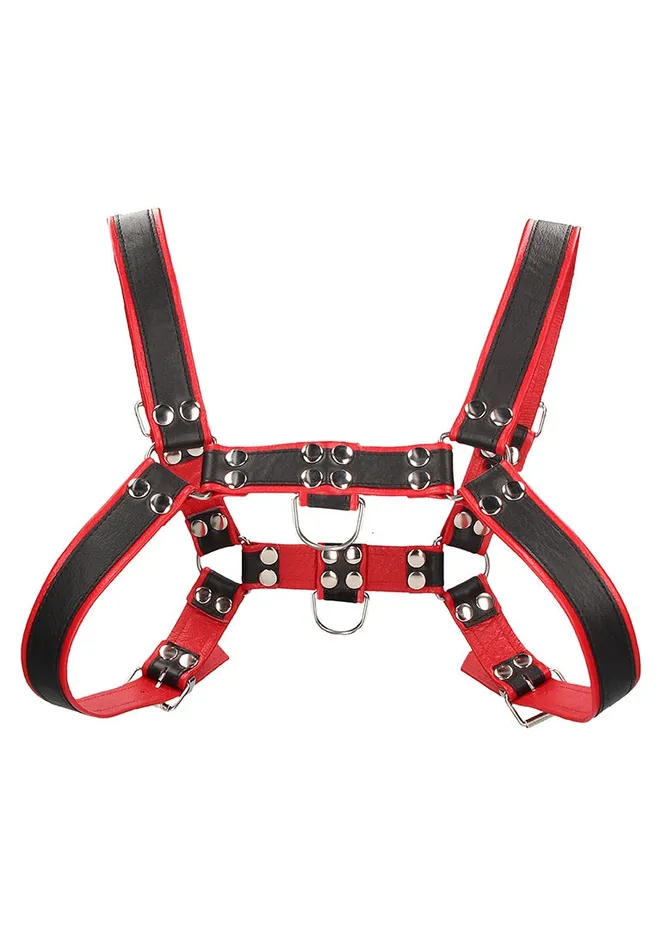 Chest Bulldog Harness Lxl Red Shots America Vibrators