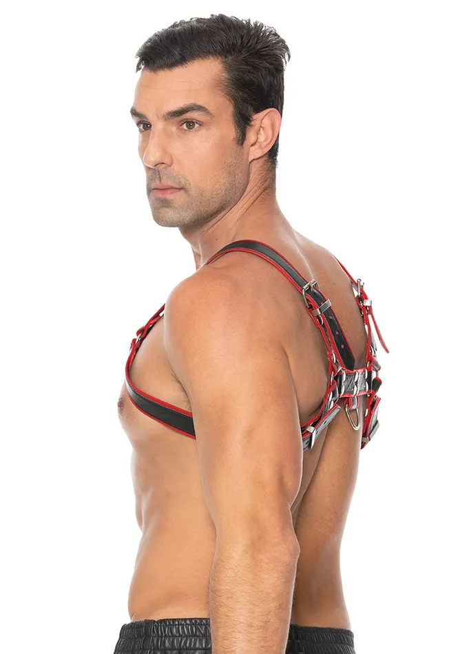 Chest Bulldog Harness Lxl Red Shots America Vibrators