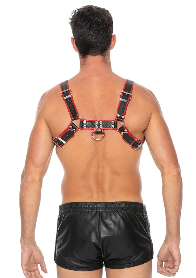 Chest Bulldog Harness Lxl Red Shots America Vibrators