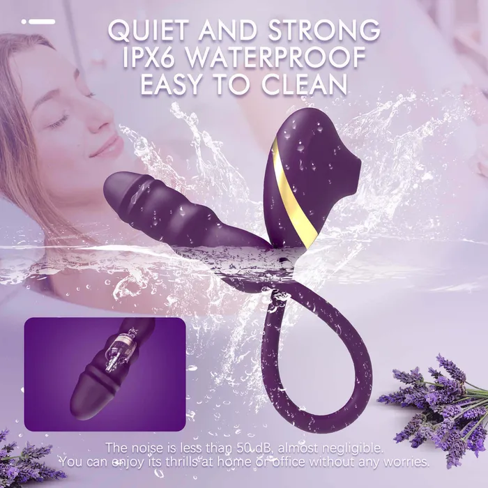 Female Sex Toys Sohimi ALPHA Sucking Thrusting GSpot Vibrator Dildo Plug Sohimi