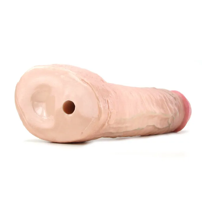 Nalpac VacULock Realistic Hung White Dildos