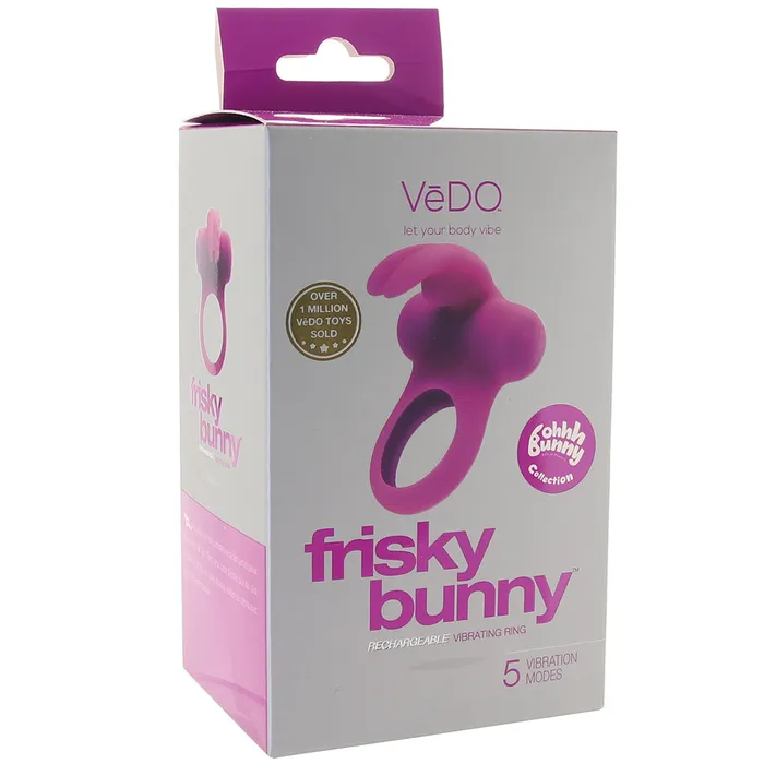 Nalpac Vibrators VeDO Frisky Bunny Rechargeable Vibrating Ring Perfectly Purple Nalpac Vibrators VeDO Frisky Bunny Rechargeable Vibrating Ring Perfectly Purple
