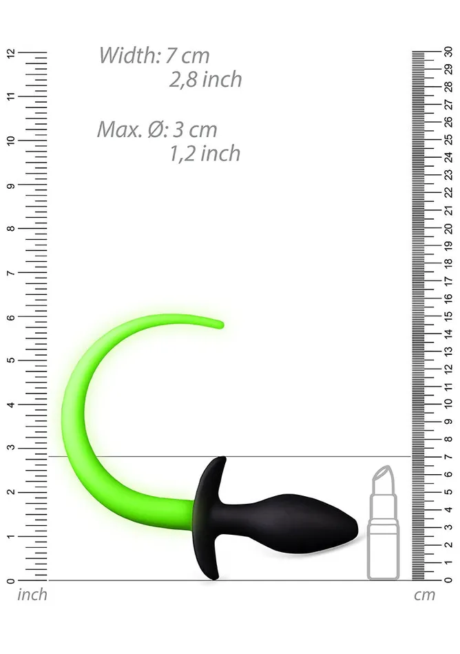 Puppy Tail Plug Glow In The Dark Shots America Anal