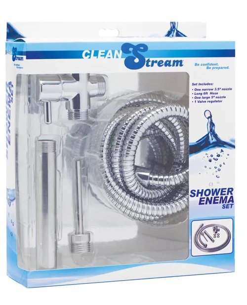 CleanStream Deluxe Metal Shower System XR Brands Couples