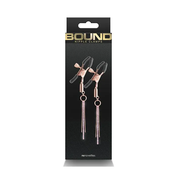 Nipple Clitoral Toys NS Novelties Bound D3 Nipple Clamps
