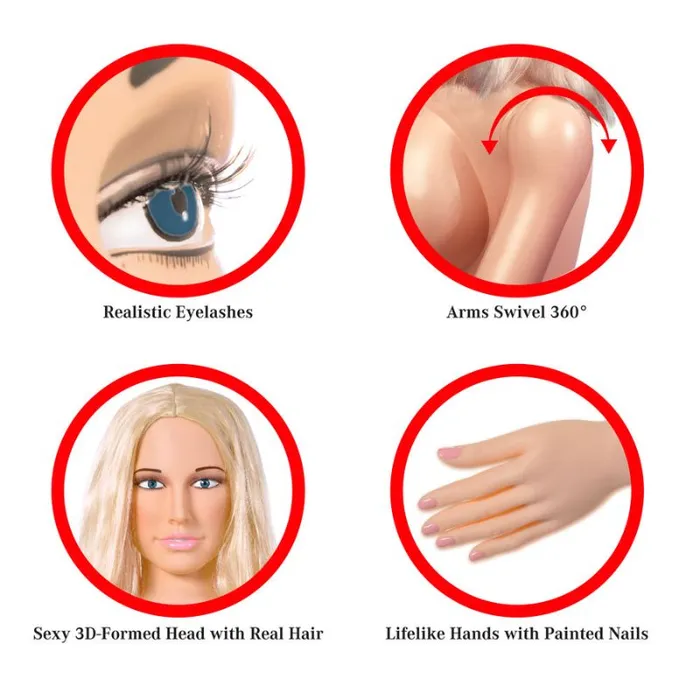 NNN Retail Ltd Pipedream Extreme Hannah Harper Love Doll Male Sex Toys