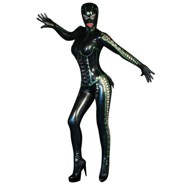 Own Pleasures Couples Latex Cosplay Bodycon Suits Up to XXL