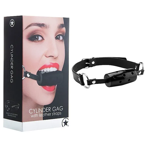 Shots Anal Ouch Cylinder Gag Black