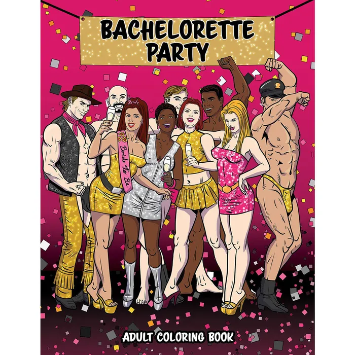 Vibrators Wood Rocket Wood Rocket Bachelorette Party Coloring Book