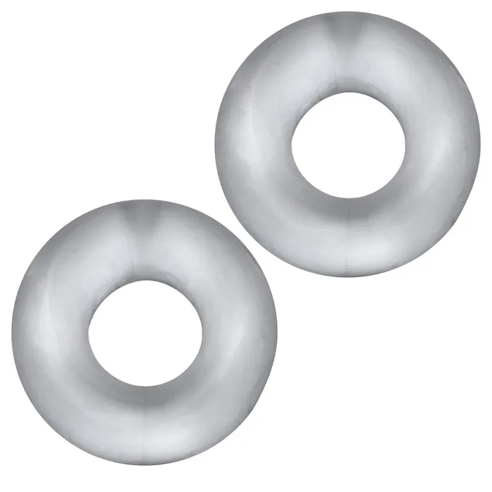 Anal Stiffy 2Pack CRings Clear Ice Net OXBALLS