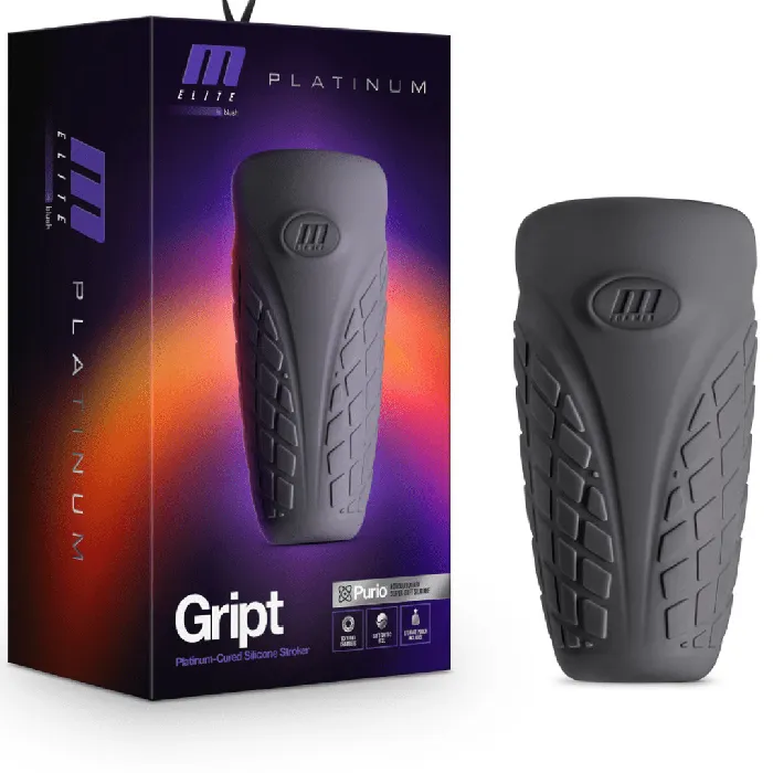Blush M For Men Gript Discreet Silicone Penis Stroker Male Sex Toys