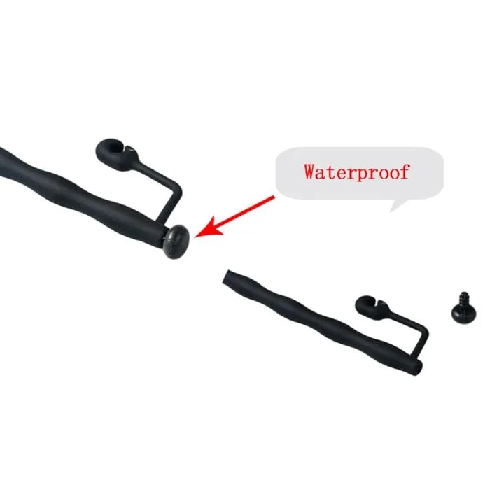 CHASTITY CAGE CO Male Sex Toys Black Urethral Dilator Penis Plug