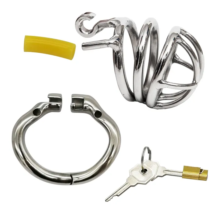 CHASTITY CAGE CO Male Sex Toys Ergonomic Stainless Steel Stealth Chastity Device CHASTITY CAGE CO Male Sex Toys Ergonomic Stainless Steel Stealth Chastity Device