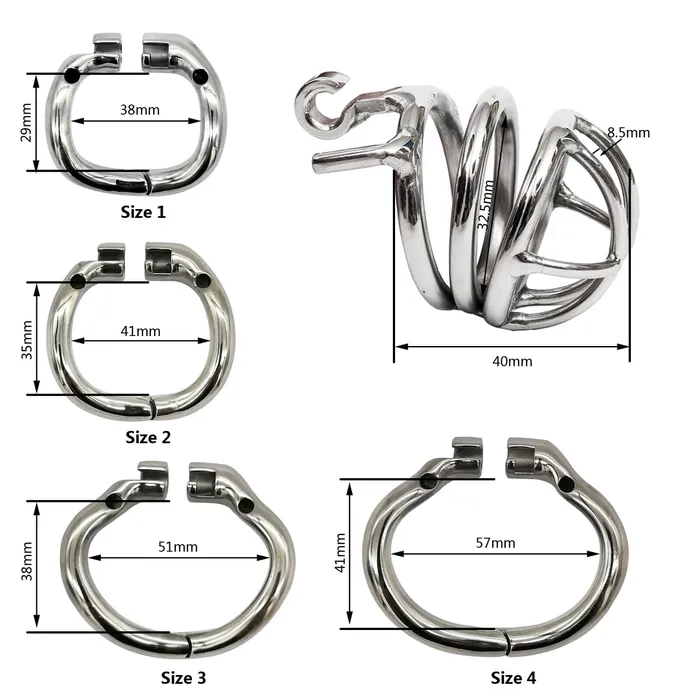 CHASTITY CAGE CO Male Sex Toys Ergonomic Stainless Steel Stealth Chastity Device CHASTITY CAGE CO Male Sex Toys Ergonomic Stainless Steel Stealth Chastity Device