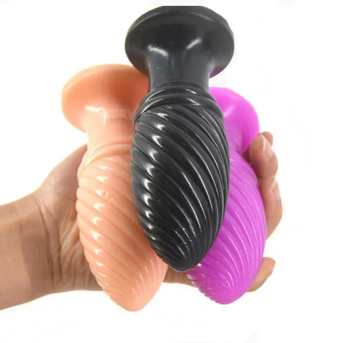 CHASTITY CAGE CO Male Sex Toys Screw Thread Anal Plug