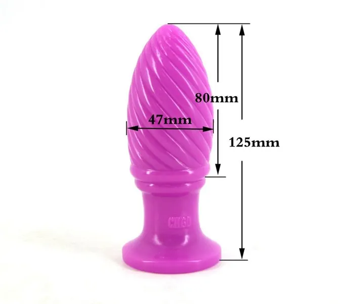 CHASTITY CAGE CO Male Sex Toys Screw Thread Anal Plug CHASTITY CAGE CO Male Sex Toys Screw Thread Anal Plug